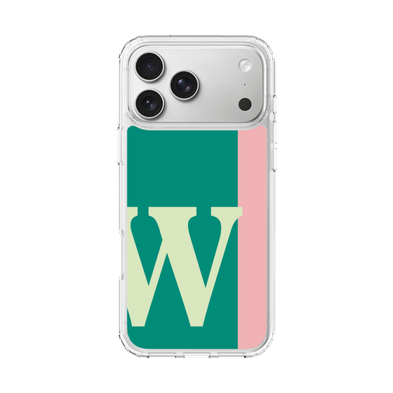 スリムプロテクションケース［ オリジナル - initial color line - W green ］
