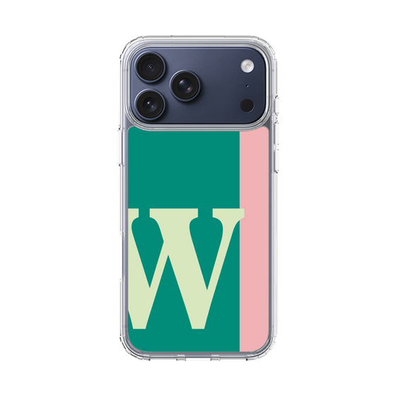 スリムプロテクションケース［ オリジナル - initial color line - W green ］