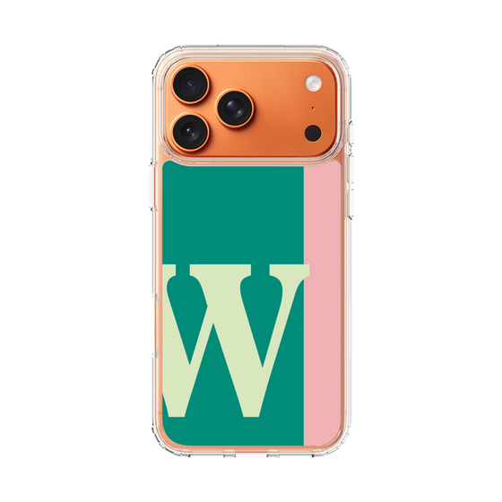 スリムプロテクションケース［ オリジナル - initial color line - W green ］