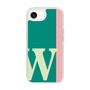 スリムプロテクションケース［ オリジナル - initial color line - W green ］