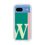 スリムプロテクションケース［ オリジナル - initial color line - W green ］