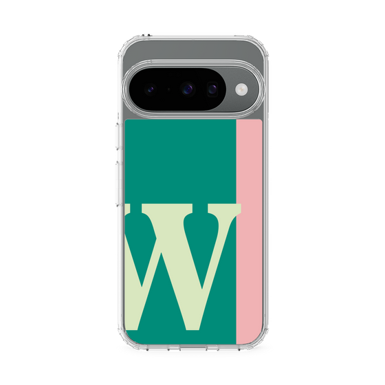 スリムプロテクションケース［ オリジナル - initial color line - W green ］