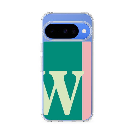 スリムプロテクションケース［ オリジナル - initial color line - W green ］