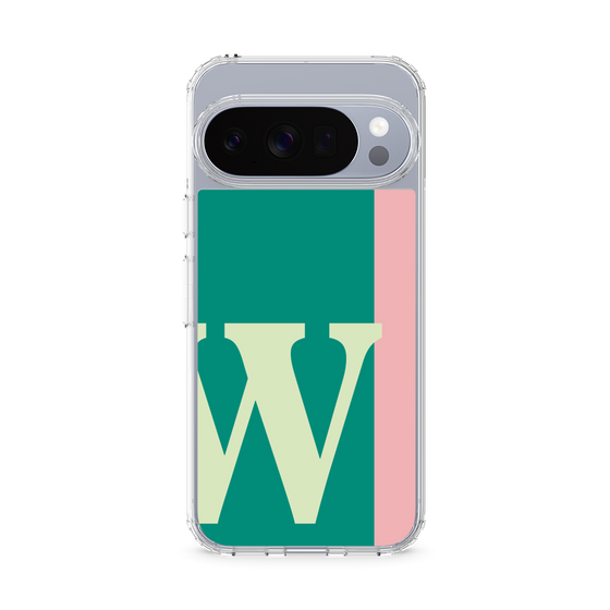 スリムプロテクションケース［ オリジナル - initial color line - W green ］