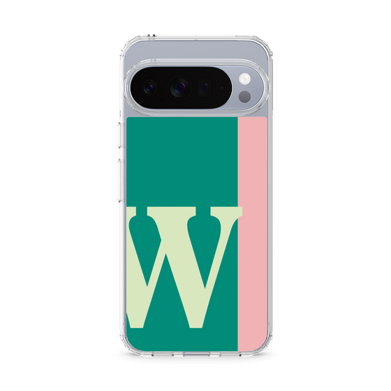 スリムプロテクションケース［ オリジナル - initial color line - W green ］