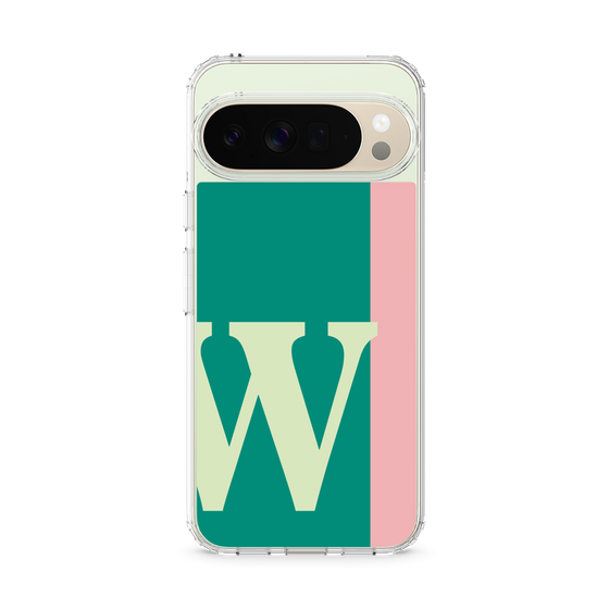 スリムプロテクションケース［ オリジナル - initial color line - W green ］