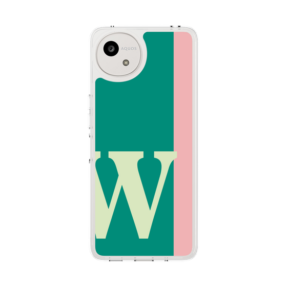 スリムプロテクションケース［ オリジナル - initial color line - W green ］