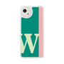 スリムプロテクションケース［ オリジナル - initial color line - W green ］