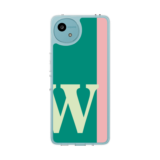 スリムプロテクションケース［ オリジナル - initial color line - W green ］