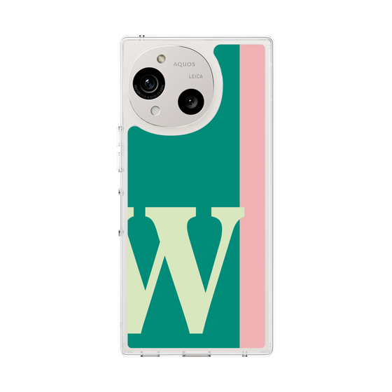 スリムプロテクションケース［ オリジナル - initial color line - W green ］