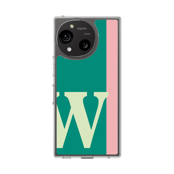 スリムプロテクションケース［ オリジナル - initial color line - W green ］