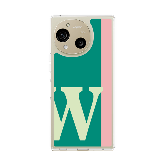 スリムプロテクションケース［ オリジナル - initial color line - W green ］