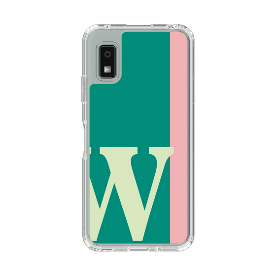 スリムプロテクションケース［ オリジナル - initial color line - W green ］