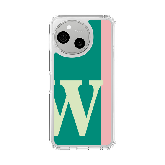 スリムプロテクションケース［ オリジナル - initial color line - W green ］