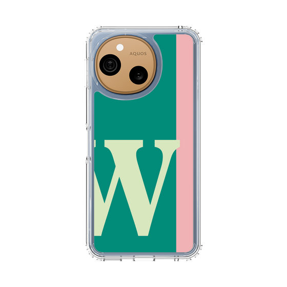 スリムプロテクションケース［ オリジナル - initial color line - W green ］