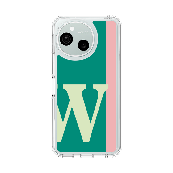 スリムプロテクションケース［ オリジナル - initial color line - W green ］