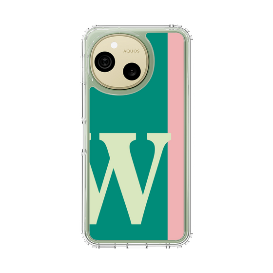 スリムプロテクションケース［ オリジナル - initial color line - W green ］