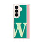 スリムプロテクションケース［ オリジナル - initial color line - W green ］