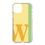 スリムプロテクションケース［ オリジナル - initial color line - W yellow ］