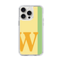 スリムプロテクションケース［ オリジナル - initial color line - W yellow ］