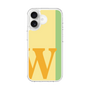 スリムプロテクションケース［ オリジナル - initial color line - W yellow ］