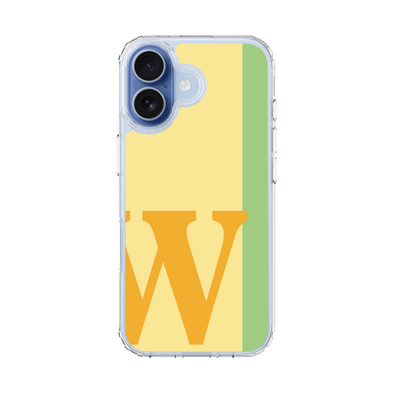 スリムプロテクションケース［ オリジナル - initial color line - W yellow ］