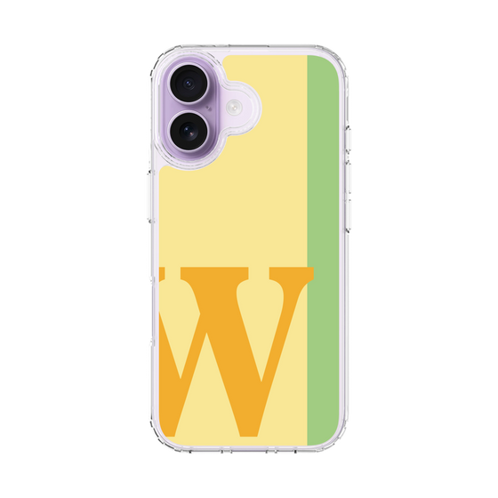 スリムプロテクションケース［ オリジナル - initial color line - W yellow ］