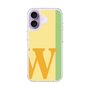 スリムプロテクションケース［ オリジナル - initial color line - W yellow ］