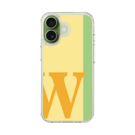 スリムプロテクションケース［ オリジナル - initial color line - W yellow ］