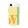 スリムプロテクションケース［ オリジナル - initial color line - W yellow ］