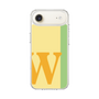 スリムプロテクションケース［ オリジナル - initial color line - W yellow ］