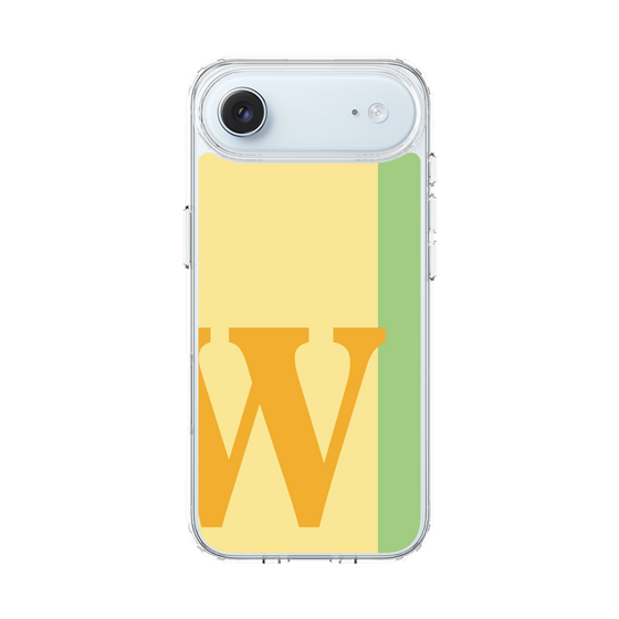 スリムプロテクションケース［ オリジナル - initial color line - W yellow ］