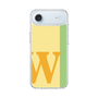 スリムプロテクションケース［ オリジナル - initial color line - W yellow ］