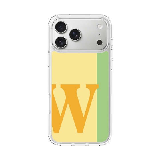 スリムプロテクションケース［ オリジナル - initial color line - W yellow ］