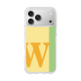 スリムプロテクションケース［ オリジナル - initial color line - W yellow ］