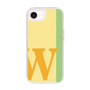 スリムプロテクションケース［ オリジナル - initial color line - W yellow ］