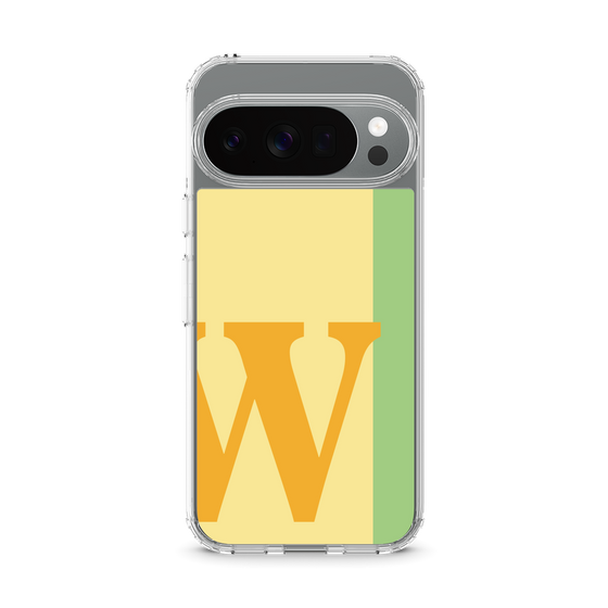 スリムプロテクションケース［ オリジナル - initial color line - W yellow ］