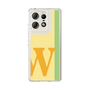 スリムプロテクションケース［ オリジナル - initial color line - W yellow ］