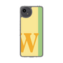 スリムプロテクションケース［ オリジナル - initial color line - W yellow ］