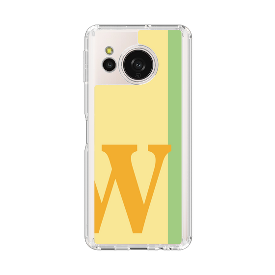 スリムプロテクションケース［ オリジナル - initial color line - W yellow ］