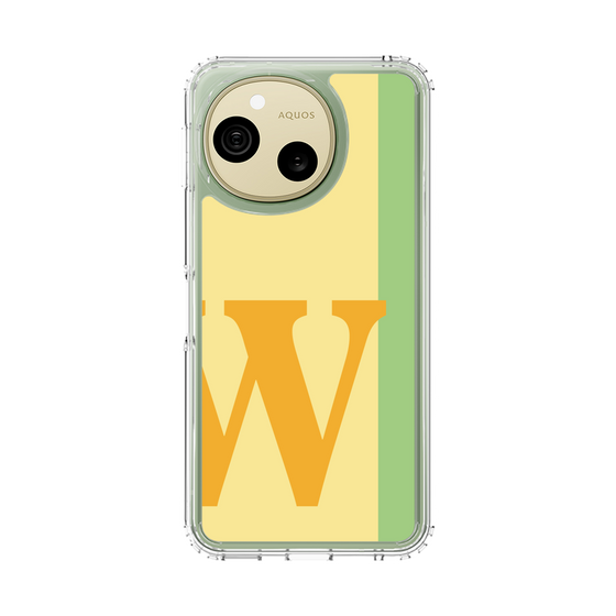 スリムプロテクションケース［ オリジナル - initial color line - W yellow ］