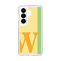 スリムプロテクションケース［ オリジナル - initial color line - W yellow ］
