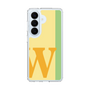 スリムプロテクションケース［ オリジナル - initial color line - W yellow ］