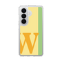 スリムプロテクションケース［ オリジナル - initial color line - W yellow ］