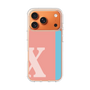 スリムプロテクションケース［ オリジナル - initial color line - X pink ］