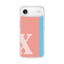 スリムプロテクションケース［ オリジナル - initial color line - X pink ］