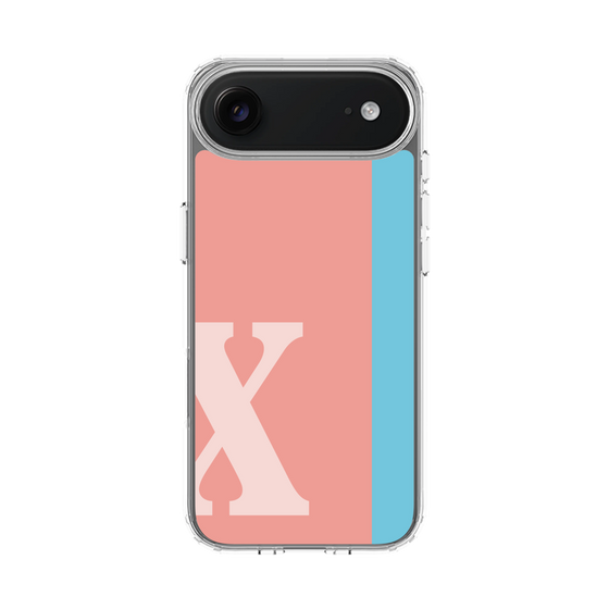 スリムプロテクションケース［ オリジナル - initial color line - X pink ］