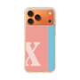 スリムプロテクションケース［ オリジナル - initial color line - X pink ］