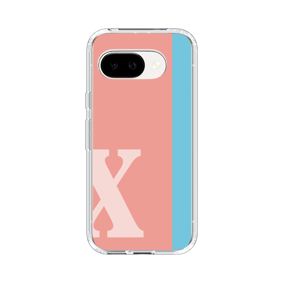 スリムプロテクションケース［ オリジナル - initial color line - X pink ］