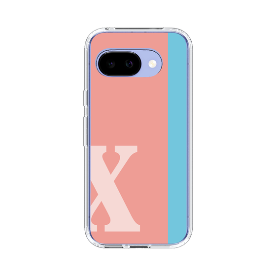 スリムプロテクションケース［ オリジナル - initial color line - X pink ］